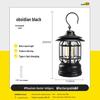 Waterproof Retro Portable Lantern with Type-C Charging for Camping