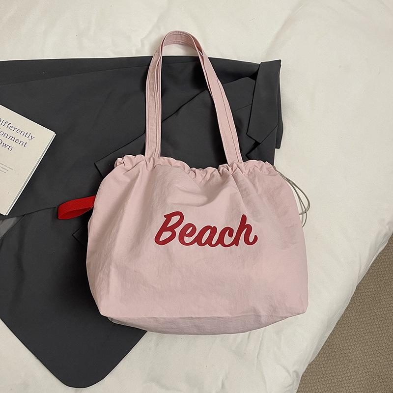 Nylon Bag Women's 2025 New Fashionable Large-capacity Shoulder Underarm Bag Versatile Student Tote Bag