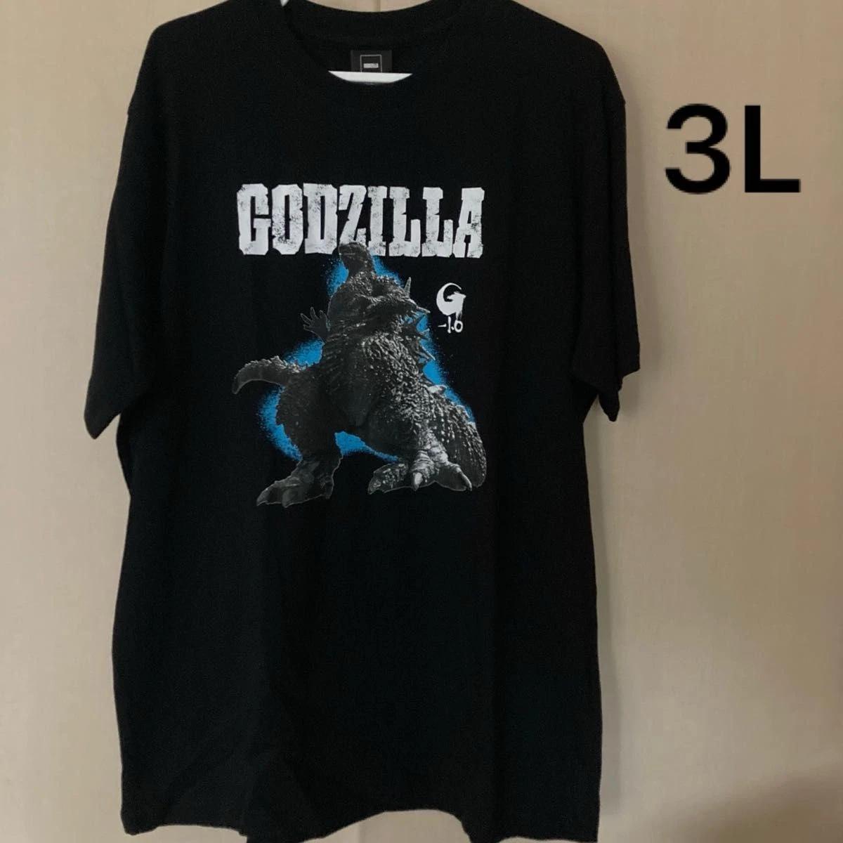 Official Godzilla Minus One Graphic T-Shirt 3XL Black Kaiju Tee S