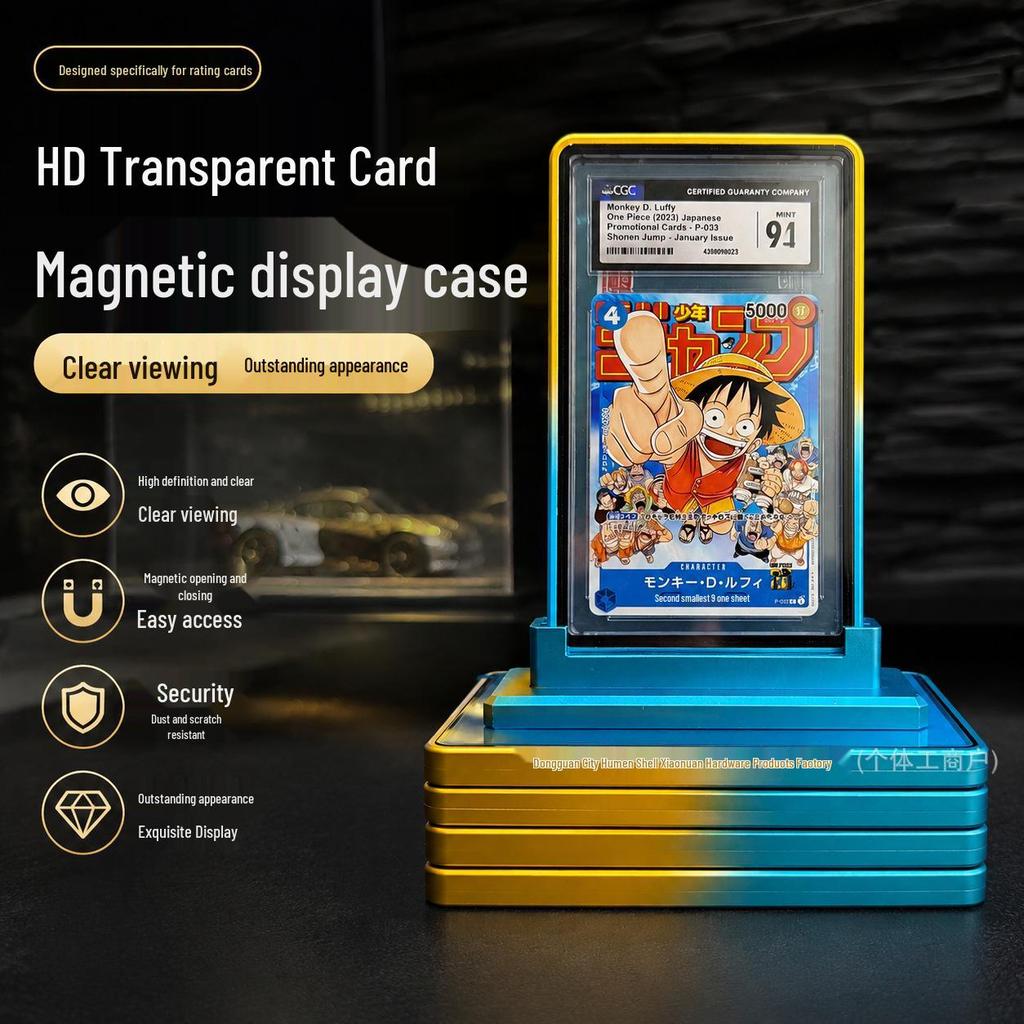 PSA Graded Card Magnetic Case, Drop & Dust Proof, Strong Magnetic Cover for Pokemon Card Collection