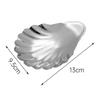 Shell Shaped Stainless Steel Serving Dish Heat Resistant Non-slip Cheese Dessert Plate for Home Kitchen Restaurant Use
