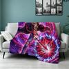 Custom Name,Trafalgar Law Printed Flannel Blanket, soft throw for bedroom sofa, washable, Christmas present, great gift.