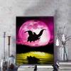 Disney Diamond Painting Dumbo Moonlit Silhouette Theme Illustration 5D Full Diamond Art Mosaic DIY Embroidery Cartoon Wall Decoration