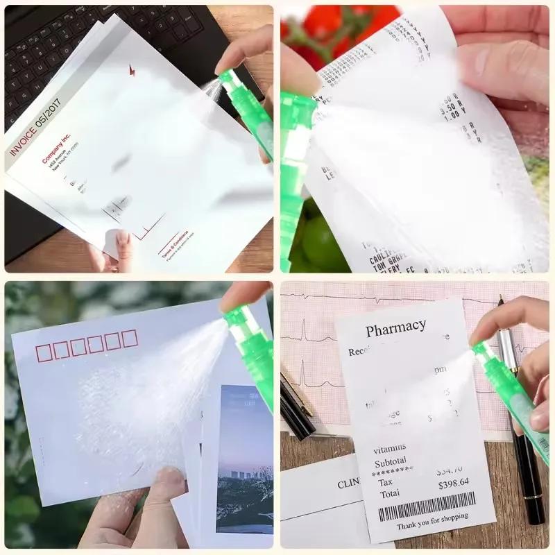 Eliminatie Privacy Spray Pen Thermisch Papier Corrector Gegevensbescherming Privacybescherming Correctievloeistof Draagbaar Express Hulpmiddel