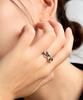 Lloyd Twist Layered Silver Ring Llrs50412S