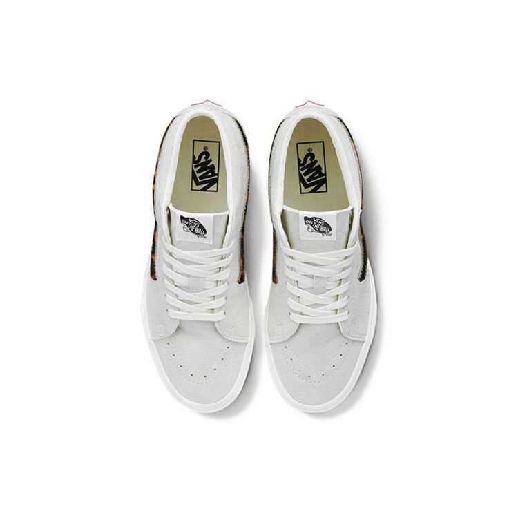 Vans Sk8-Mid Retro High-Top Casual Canvas Shoes Unisex Sneakers White VN0A3WM3033