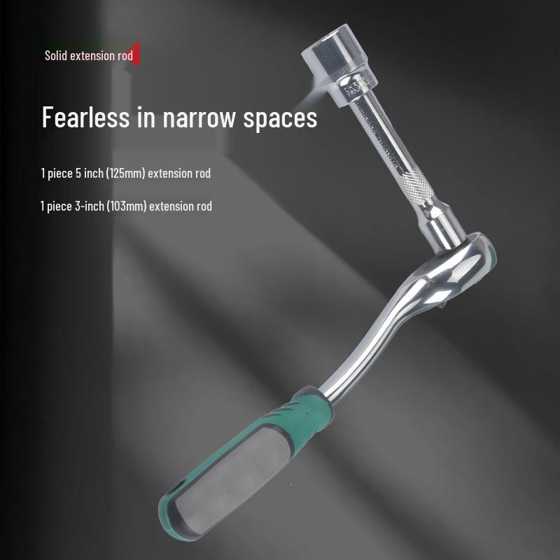 Hot Selling Quick Ratchet Socket Wrench Set with Hexagon Screws & Inner Sleeves