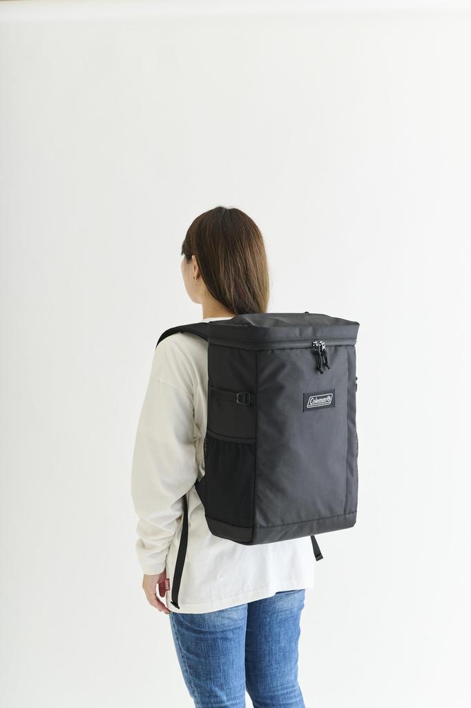 Rucksack Sealed Light 35 Black for Club Square Large Waterproof [Coleman] School, Activities, Business, Commuting, Capacity, Outdoor, Travel,