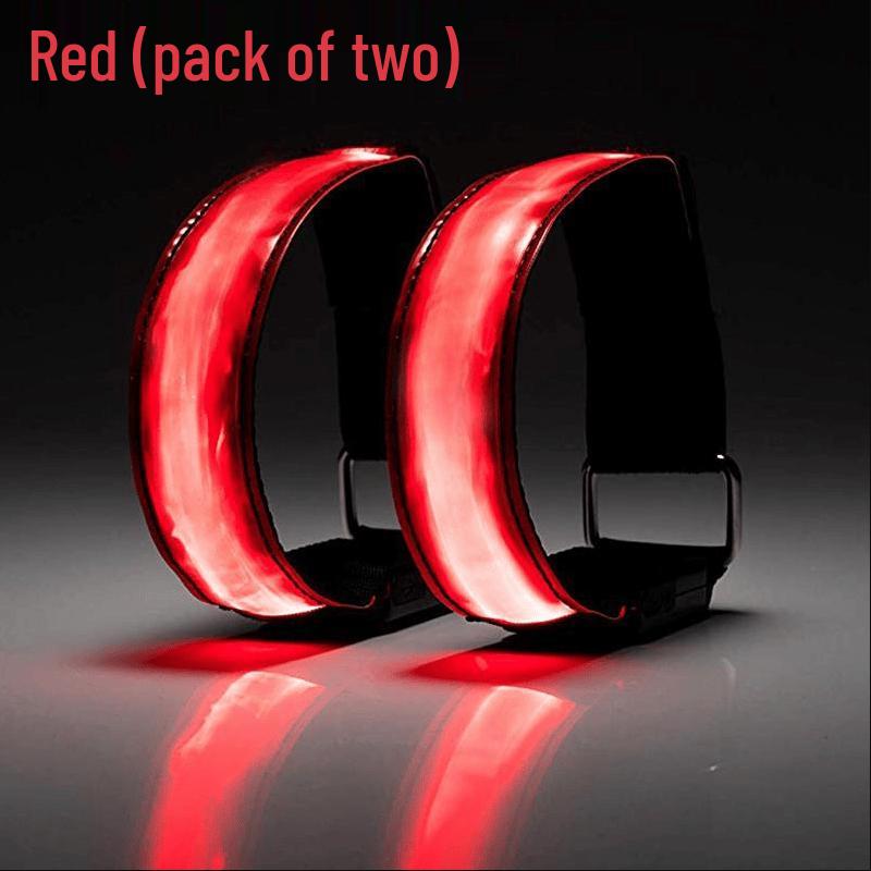 Светоотражающая светящаяся повязка на руку для бега Ronglü LED