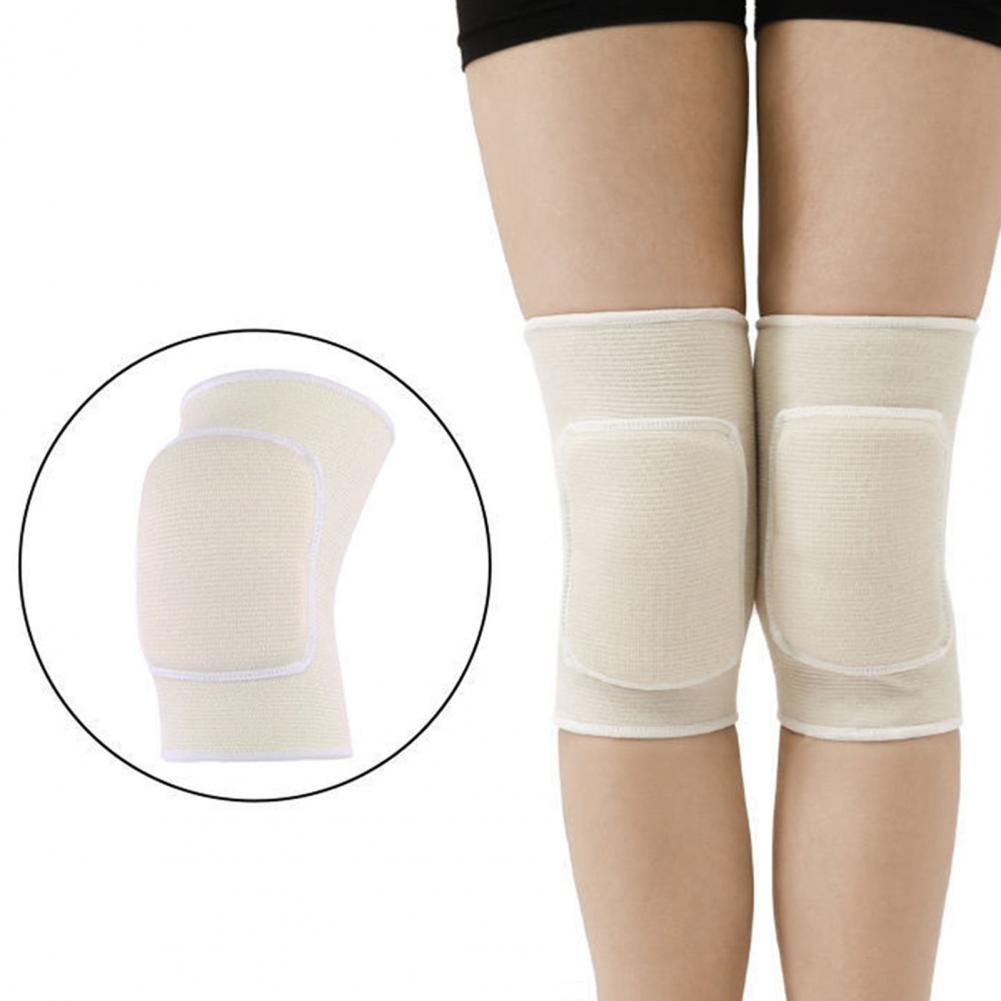 1 Pair Breathable Knee Pads Shock Absorption Extra Soft Knee Braces Ultra-thick Elbow Wraps Joints Support Sports Supplies