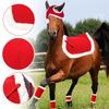 Christmas Suit Pet Horse Leg Guard Horse Hat Saddle Standing Wrap Horse Legs Loose And Comfortable, Suitable For