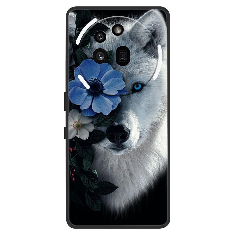 Phone Case For Nothing Phone 3A Pro Cover Lion Wolf Black Silicone Soft Back Cases For Nothing Phone3A Pro Case 3APRO A059P