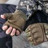 Fingerless Gloves for Tactical Breathable Half Finger Gloves Sports Cycling Shooting Working Outdoor Protective Gear for Men