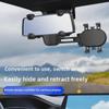 360° Multi-function AR Car Rearview Mirror Phone Holder - Unobstructed View