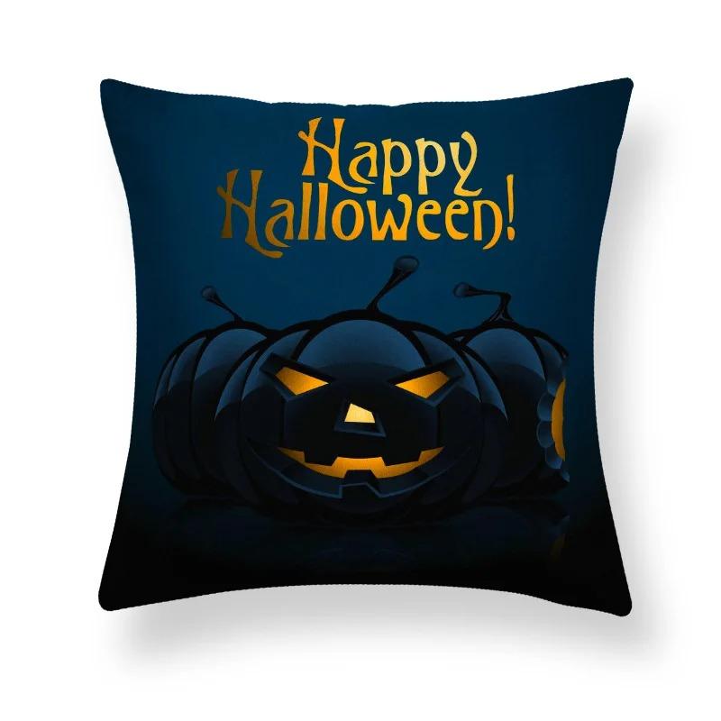 Halloween Thema Kissenbezug Auto Büro Wohnzimmer Sofa Halloween Kürbis Laterne Dekoration Kissenbezug