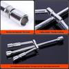 Folding Hexagonal Tire Wrench: Multi-functional Cross Socket Tool for Easy Tire Change