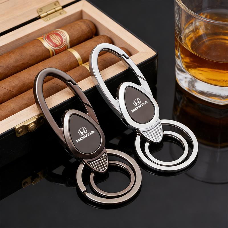 Car Keychain Key Ring Auto Logo Key Holder Accessories For Honda CRV Civic FIT Accord Jazz Stepwgn Prelude Insight Odyssey Pilot XI6