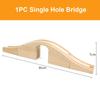DIY Children Wooden Train Rail Track Accessories Toy Cross Track Railway Toys Compatible All Track for Kids Boys & Girls Gifts