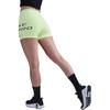 Nike Letter Mid-Rise Slim Fit Sports Shorts Women Shorts Yellow Green IB8259-701