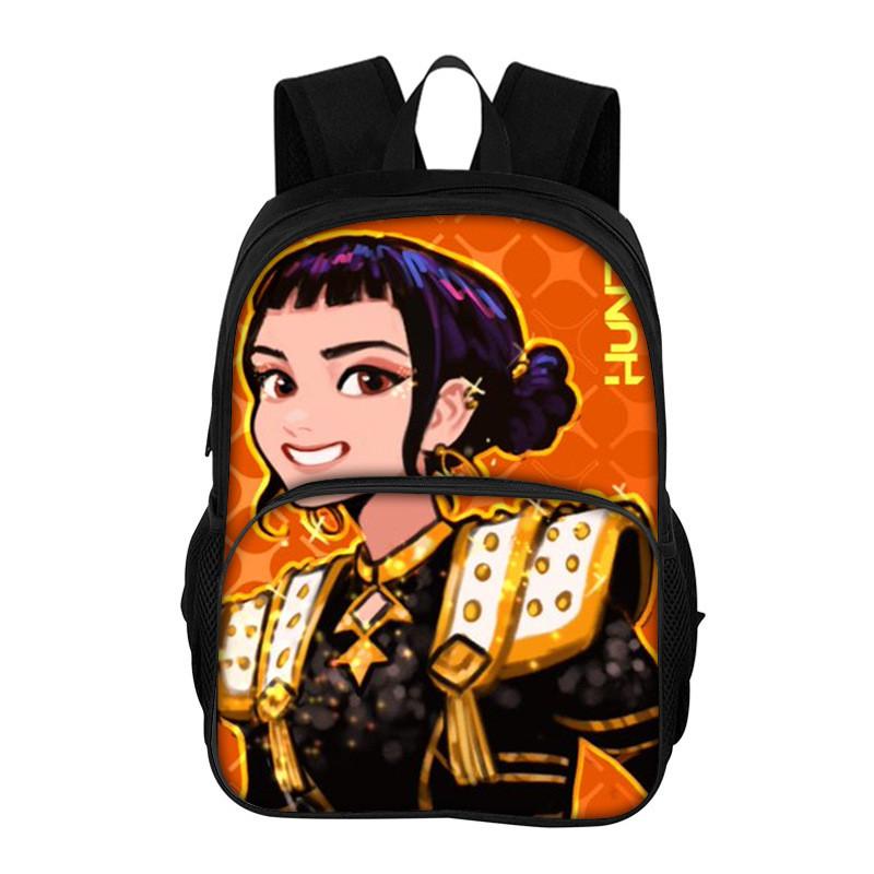 Hunter Witches Kpop Backpack With Oxford Fabric And Breathable Cushion Straps For School Students