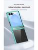 Samsung Z Flip Ultra-Thin Transparent Electroplated Drop-Proof Case Set for Models 7/6/5/4/3