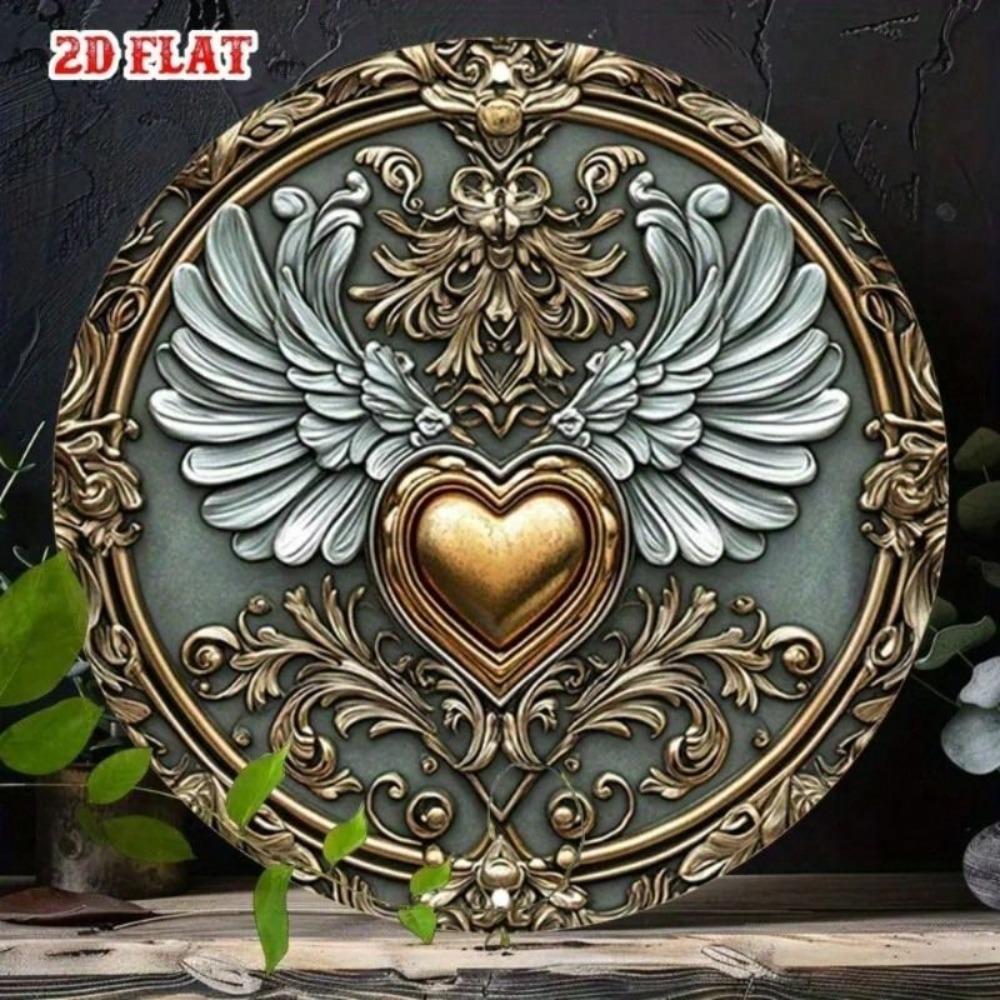 Handmade Metal Art Sign Decorative Wall Plaque for Home Garden