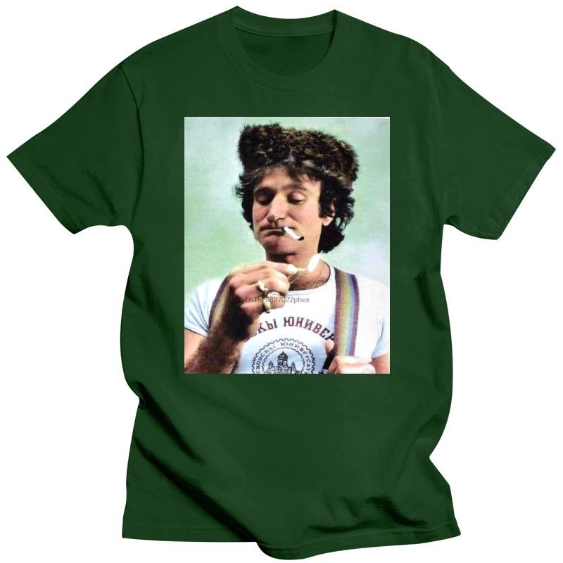 Fashion Black Tshirts For Male Teeshirt Graphic T Shirts Robins Williams Mork White Tshirt Sizes Available S3xl Unisex T Shirt