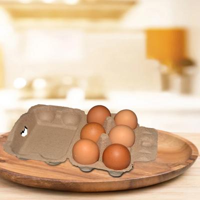 10Pcs Egg Tray Eco-friendly Well Protect Paper Refrigerator Food Eggs Paper Box for Kitchen
