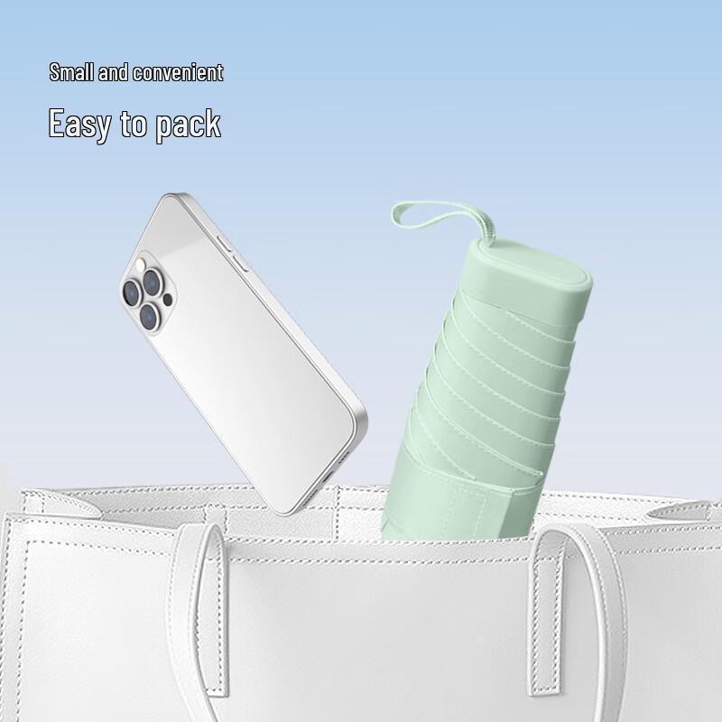 OIMG Portable 5-Fold Dual-Use Umbrella