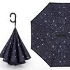 Automatic reverse umbrella straight rod long handle double-layer umbrella car umbrella large double reflective umbrella wind-resistant reinforcement