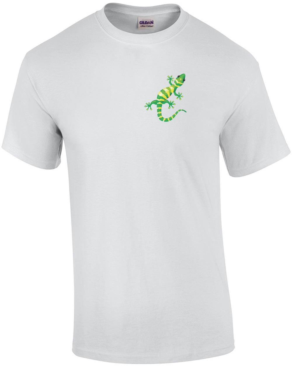 Gecko Crawling On Shirt - Gecko T-shirt Unisex T-Shirt XXXXL