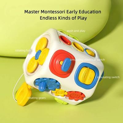 Eight-Sided Combination Montessori Toys, Octahedral Multiple Play Toys, Early Education Gifts For Boys And Girls Fully Qualified