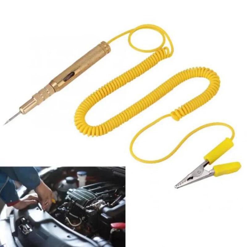 Car Light Circuit Tester Lamp Voltage Auto DC 6V 12V 24V Copper Test Pen Detector Probe Light System Test Probe Lamp