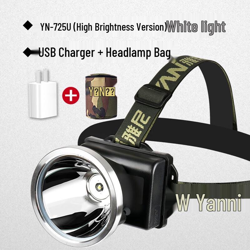 YANI USB Rechargeable LED Headlamp
