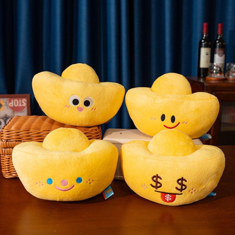 

Soft Ingots Plush Toy Fortune Good Luck Wealth Stuffed Toy Birthday Parties Style D