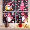 Valentine's Day Insulation Electrostatic Window Sticker Goblin Dwarf Dwarf Showcase Doors and Windows Glass