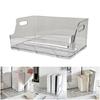 Space Saving Desktop Book Organiser Clear Acrylic Bookend Heavy Duty Book Support for Magazines Document Notebook Album