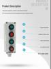 LA53 Explosion-Proof Emergency Stop & Self-Locking Control Switch Box (1H/2H/3H)