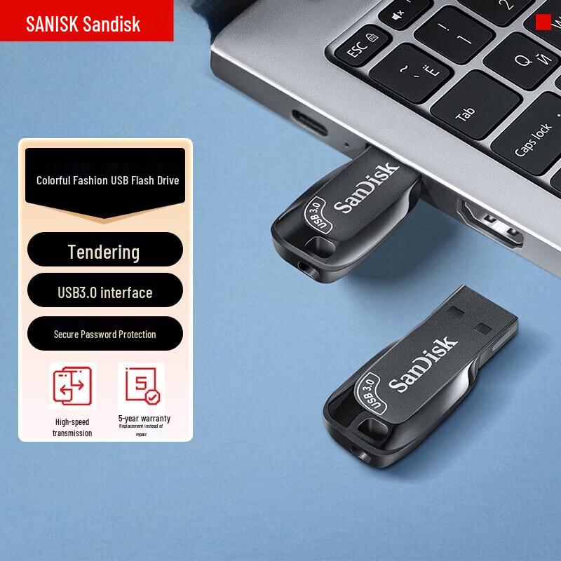 

SanDisk CZ410 USB 3.0 Flash Drive 64GB