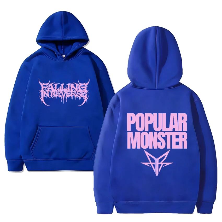 Men's Hoodie Letter Graphic Loose Fashion Pullover Autumn Clothing Cartoons Casual Clothes Women Tops Sweatshirts