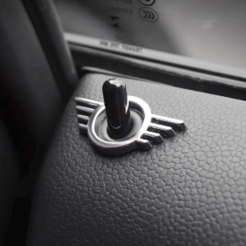 1 Stück Metall für Cooper One S F55 F56 F57 F60 R55 R56 R57 Countryman Auto Türschlossstift Flügel Emblem Plakette Aufkleber