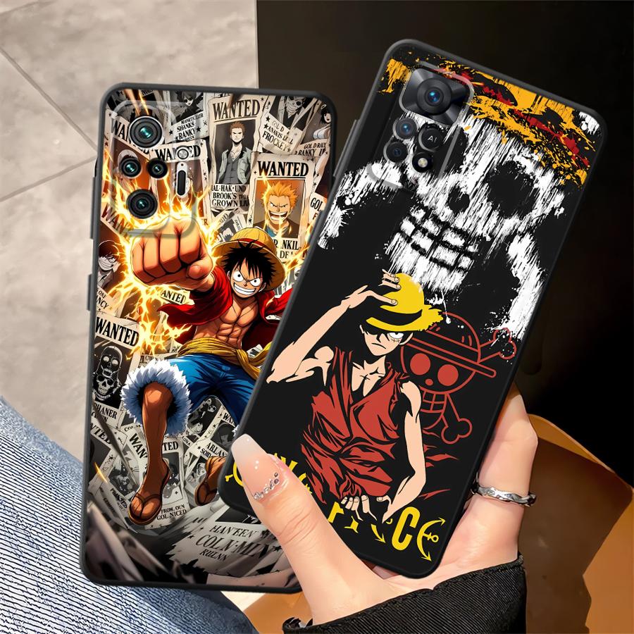 Case for Xiaomi Redmi Note 10 9 8 Pro 12S 11 13 12 Pro Plus 10S 9s 11S Funda Phone Cover Ones Pieces Luffy