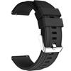 Universal Silicone Strap 22mm, Black