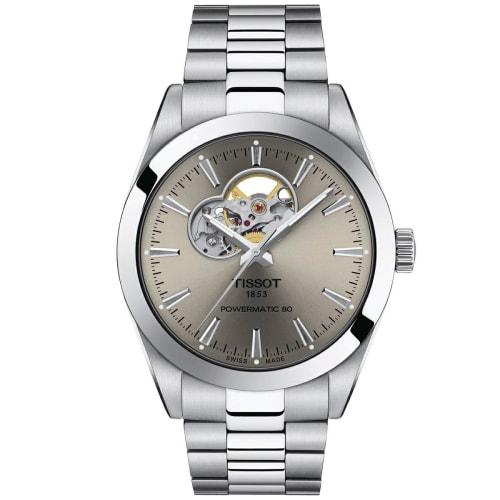 

Годинник Tissot Gentleman з браслетом та родієвим циферблатом, Офіційно імпортований, T1274071108100, Чоловічий