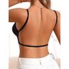 Women's Multi-Way Beauty Back Bra Sexy Backless Halter Bra Plus Size Push Up Brassiere