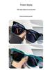 Chic Retro Women's Sunglasses: Fashionable Large Frame, UV Protection, Slimming Design