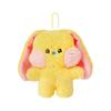 Plush Doll With Bead Chain Backpack Pendant Plush Doll