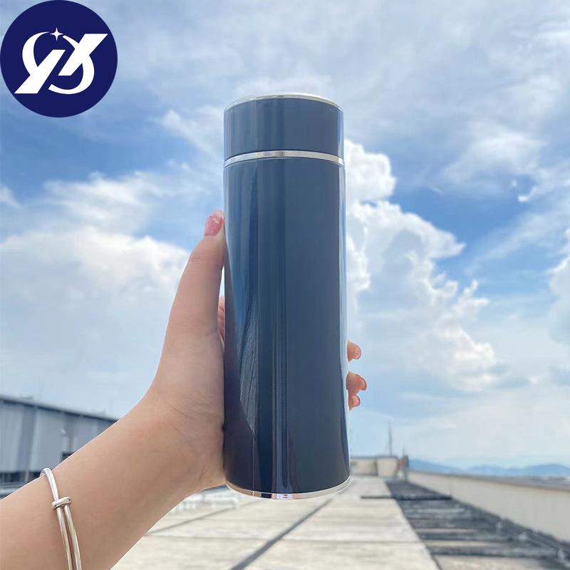 304 Stainless Steel Vacuum High-Grade Insulated Bottle Business Men and Women Gift Cup Tea Cup Printing Lettering