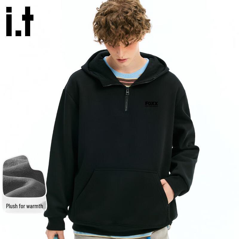 Fingercroxx IT Men's Fleece-Lined Hooded Pullover Sweatshirt