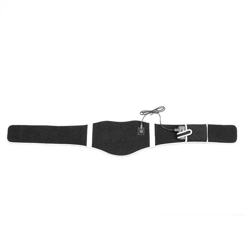 USB Electric Heating Warmer Hot Waist Lumbar Back Pad Belt Protector Brace Band Support Massager Anti Pain Relief Therapy Tool